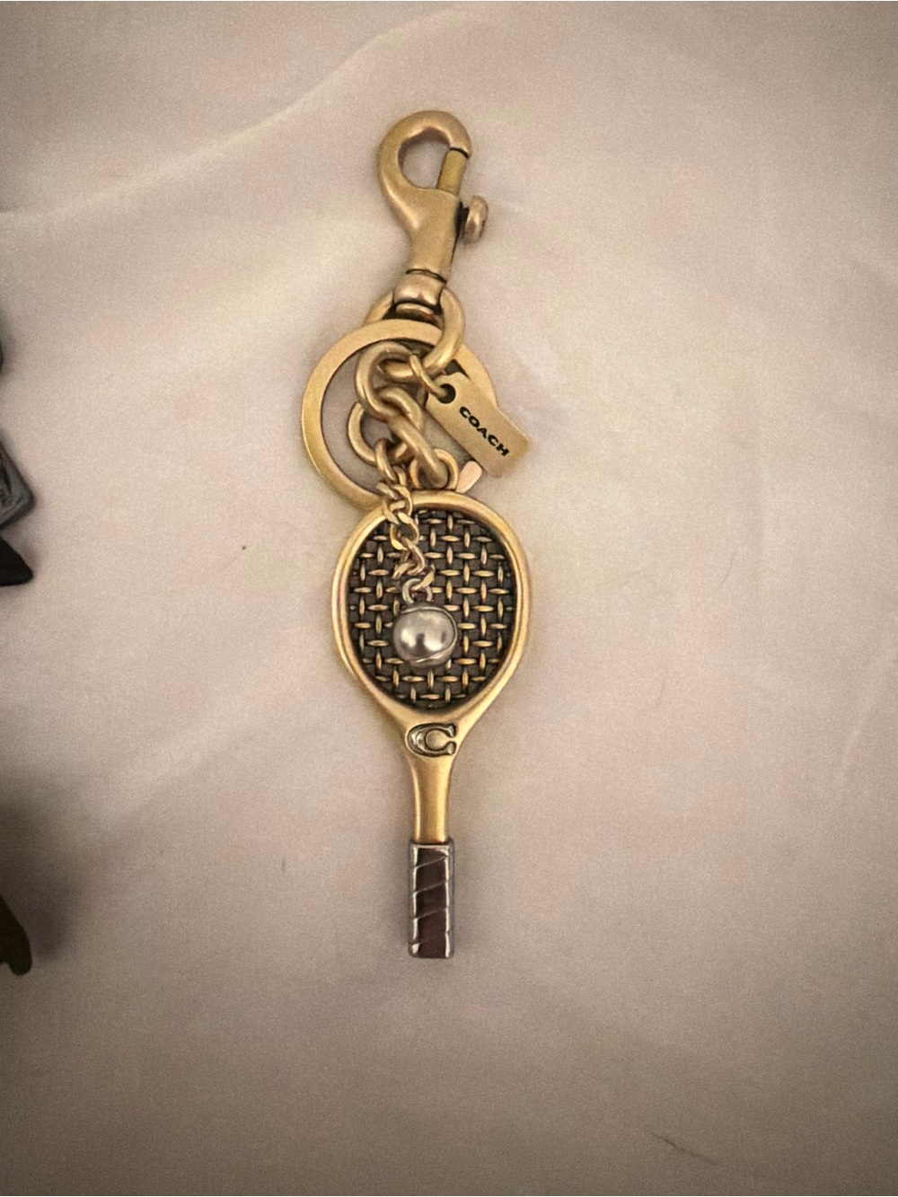 Coach Tennis Charm